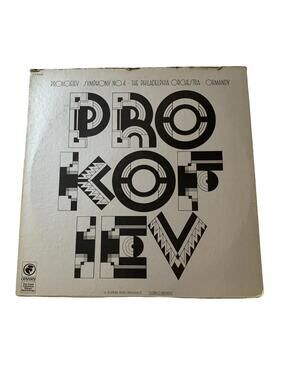 Prokofiev Symphony No. 4 - The Philadelphia Orchestra, Ormandy Vinyl Record